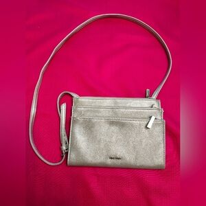 Silver Nine West Crossbody